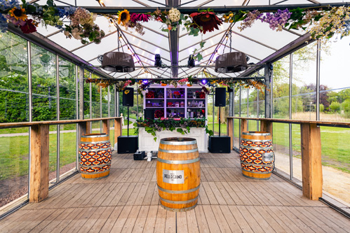 Kas als kleine locatie op festival